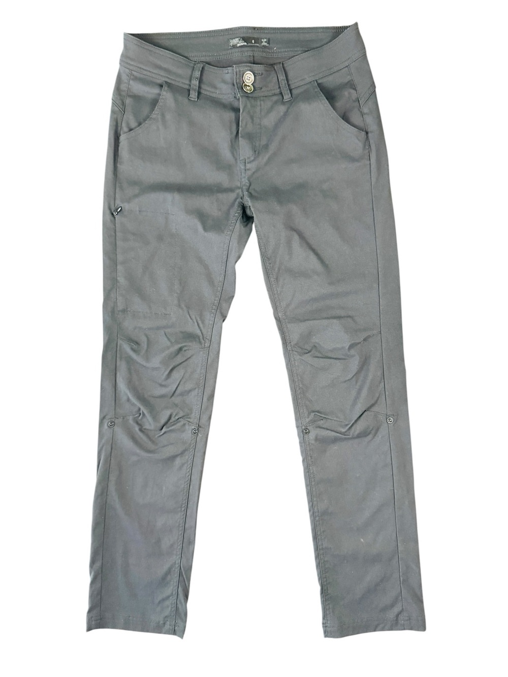 prAna Outdoor Pants Womens 6 Black Stretch Utility Hiking Travel